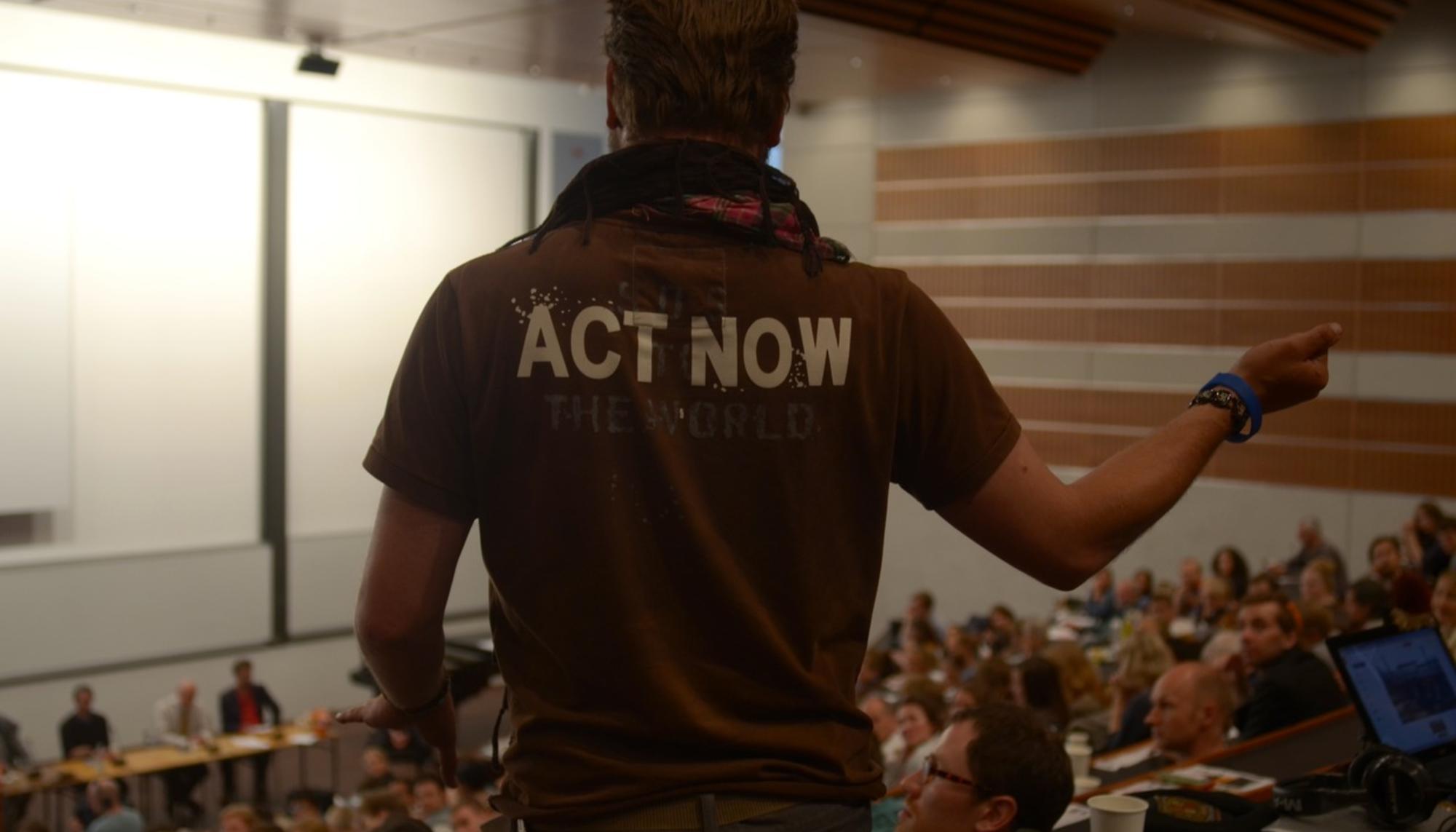 Conferencia de Occupy Wall Street. Copenhage, 2013